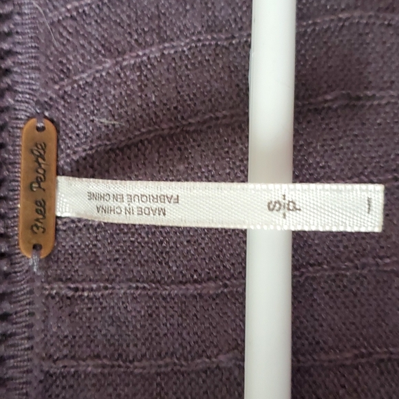 Free People Crop Crochet Sweater Top - Picture 2 of 5